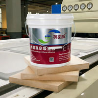 Colle à base d'eau pour membrane en polyuréthane, pour la fabrication de meubles en bois, colle liquide blanche pour la lamination du PVC et du MDF