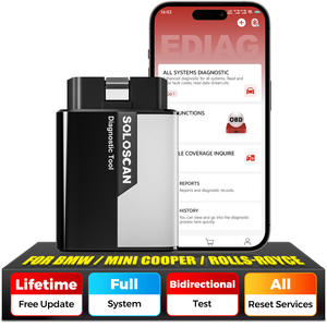 Outil de diagnostic Bluetooth KINGBOLEN Soloscan pour BMW, analyse complète du système, codage ECU, noir - Product Image 1