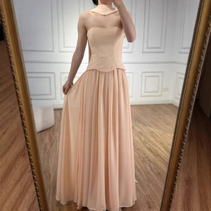 <span class=keywords><strong>Robe</strong></span> de soirée vert <span class=keywords><strong>sauge</strong></span> sans bretelles avec écharpe Serene Hill LA73012 Robes de soirée simples pour femmes - Product Image 4
