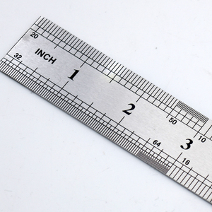Set di righelli per misurazione in metallo da 400mm/600mm/1000mm con righelli di conversione pollici e <span class=keywords><strong>centimetri</strong></span> - Product Image 6