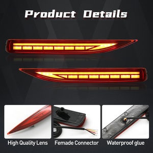 ไฟท้าย LED 2 ชิ้น 3 ฟังก์ชั่น ไฟวิ่งหลัง + ไฟเลี้ยวแบบไดนามิก + ไฟเบรก สำหรับรถยนต์<span class=keywords><strong>โต</strong></span><span class=keywords><strong>โย</strong></span><span class=keywords><strong>ต้า</strong></span> โคโรลล่า อัลติส ปี 2019-2023 - Product Image 5