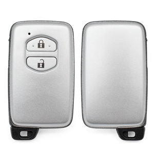 Carcasa de llave inteligente de coche con 2 botones y hoja virgen, hoja de llave de emergencia sin cortar, cubierta de llavero remoto de repuesto para cerrajero de vehículos - Product Image 6