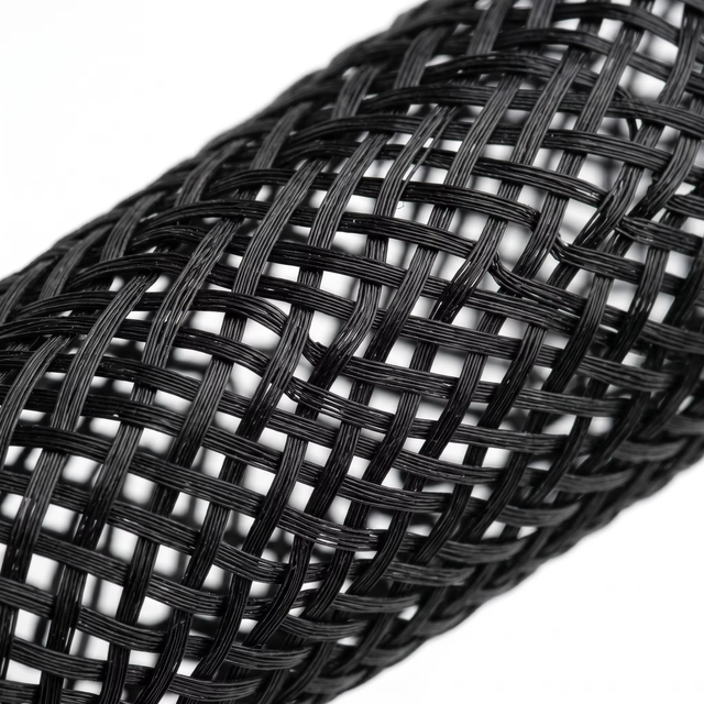 OEM Auto Wire Cable Lot Sleeving Sheathing Braided Wrap Sleeving PET Expandable Braided Sleeve