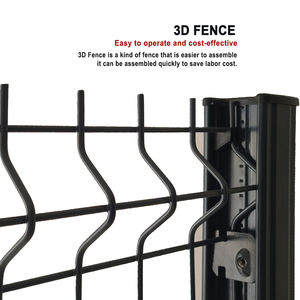 Recinzione di Sicurezza in Acciaio Modello 3D Verniciata a Polvere - Barriera di Sicurezza Antiruggine per Giardino - Product Image 4