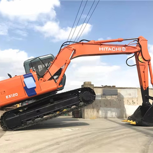 Excavatrice sur chenilles Hitachi EX120-5 d'occasion, 12 tonnes, excavatrice Hitachi d'occasion, pas cher en vente - Product Image 1