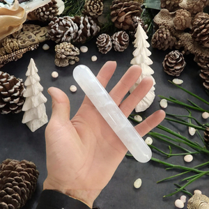 Bâton de massage en pierre précieuse polie, bâton de guérison sculpté en cristal naturel, artisanat portable en gemmes pour cadeau et décoration intérieure - Product Image 2