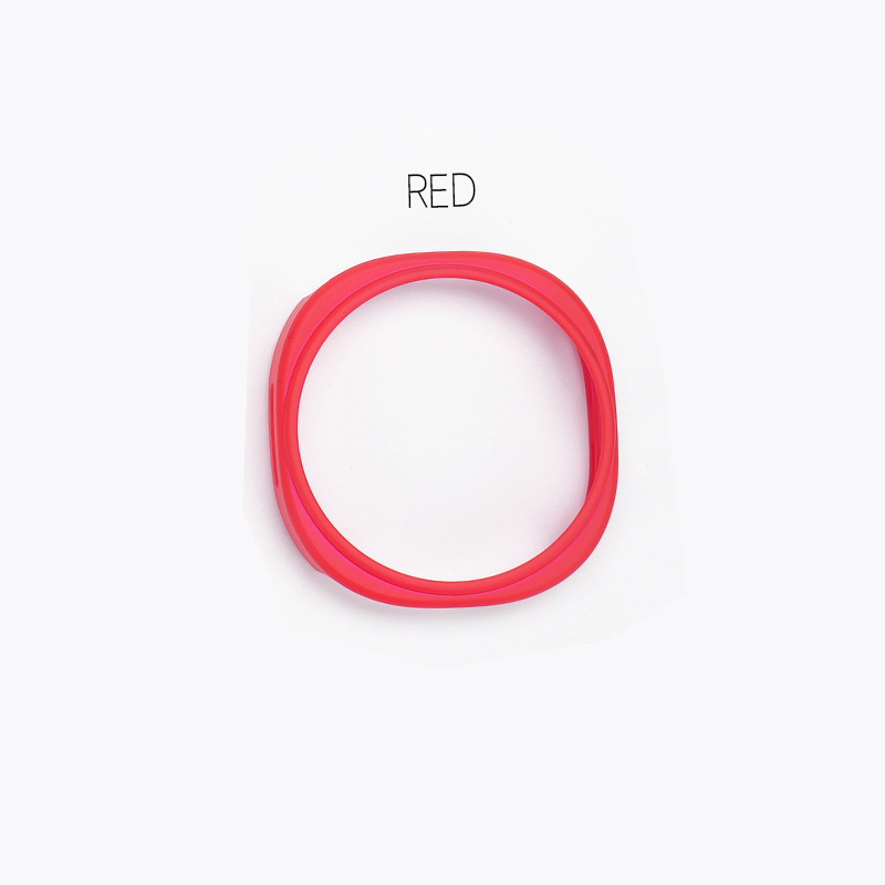 Coque rouge et film intégrés