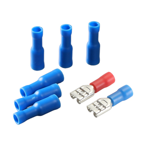 Pre-insulated Copper Tin Plated 250V Quick Disconnect Connector <strong>Male</strong> and Female <strong>Spade</strong> Lug Butt Splice Crimp <strong>Terminal</strong> - Product Image 4