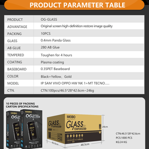 <span class=keywords><strong>MEIBO</strong></span> Og Protecteur d'écran en verre trempé 0.4mm pour iphone 16 Protecteur d'écran pour Samsung Samsung S24 - Product Image 4