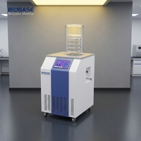 Lyophilisateur BIOBASE à pompage sous vide haute efficacité -80°C ° Machine de lyophilisation à piège à froid avec mode de refroidissement par eau en option pour laboratoire