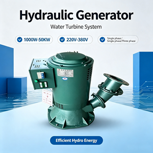 Turbina Hidroeléctrica para Canal de Riego, 1000W-50000W, 220V 380V, Monofásica/Trifásica - Product Image 1