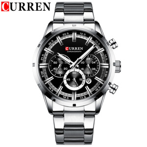 CURREN <span class=keywords><strong>orologi</strong></span> 8355 uomini Relogio Masculino moda <span class=keywords><strong>uomo</strong></span> con in acciaio inox Top Brand <span class=keywords><strong>di</strong></span> lusso sport cronografo orologio al quarzo - Product Image 4
