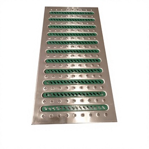 Rejilla de drenaje cuadrada moderna para zanjas de edificios, de acero inoxidable 304 316, antideslizante y antiobstrucción - Product Image 3
