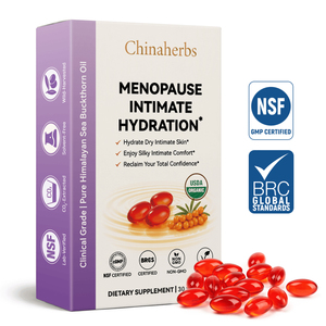 Chinaherbs Sea Buckthorn Oil Softgels - menopause intimate hydration Vegan <b>Supplement</b> 500mg for Adult Wellness - Product Image 1
