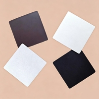 Feuille magnétique carrée flexible en caoutchouc pour affiches métalliques, aimant puissant pour photos, fixation murale pour impressions sur métal