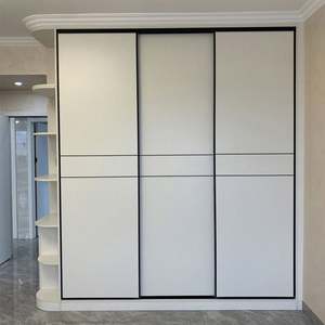 YALIG Fabrication d'usine, dernières conceptions de meubles de chambre à coucher, armoires à portes coulissantes en MDF - Product Image 6