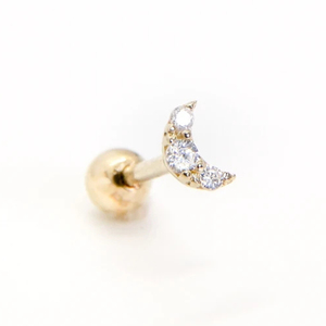 CANNER Boucles d'oreilles clous en argent sterling S925 avec zircon délicat, design étoile créatif - Product Image 1