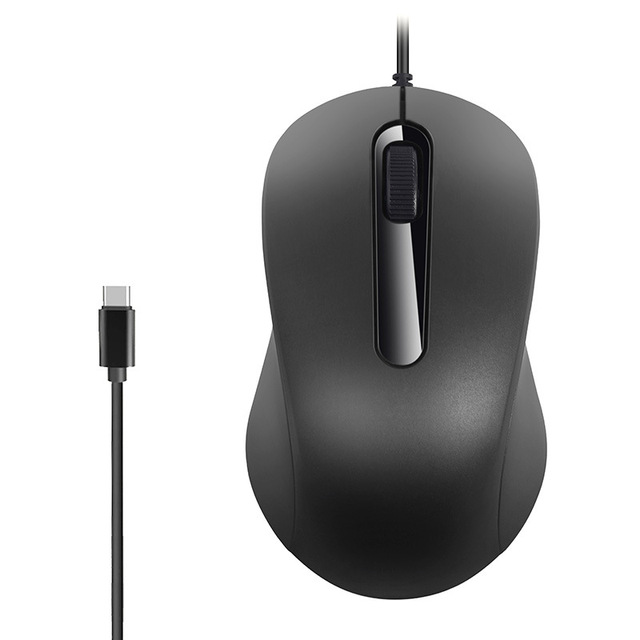 Optical Ergonomic Type-C Wired Mouse Universal for MacBook Neo Laptops Tablets and Phones