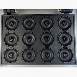 Máquina Eléctrica Comercial para Hacer Mini Donuts y Waffles, 12 Unidades, en Venta - Product Image 4