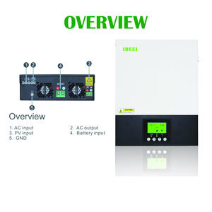 Onduleur solaire hybride <span class=keywords><strong>7.5KW</strong></span> 5.5KW 4KW onduleur solaire hybride 220V/230V/400V hors réseau triphasé onduleur solaire hybride à onde sinusoïdale <span class=keywords><strong>pure</strong></span> - Product Image 3