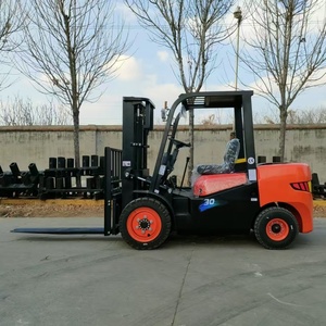 מלגזה 3 טון EP מיני בעלת מנוע פנימי, 4 גלגלים, עם מושב, מנוף הידראולי, תקן CE, ניידת, 4x4, 3 טון - Product Image 5