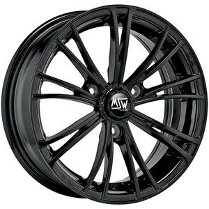 CERCHI EN LEGA X2 5,5x15 3x112 ET 30 NEGRO BRILLO - Product Image 1