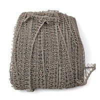 Vente en gros d'accessoires de vêtement cordon élastique de haute qualité boucle de bouton rond pour robe