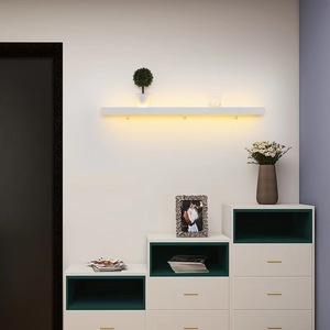 <b>LED</b> Wall Lamps <b>for</b> Bedroom & Bathroom Simple Long Strip Lamps with Storage <b>for</b> Living <b>Room</b> Background Wall & Mirrors - Product Image 2