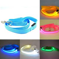 Tali Kekang Anjing Bercahaya Isi Ulang USB 2023 LED Tali Kekang Anjing Bercahaya USB Pengisian Daya Led Aksesori Tali Anjing