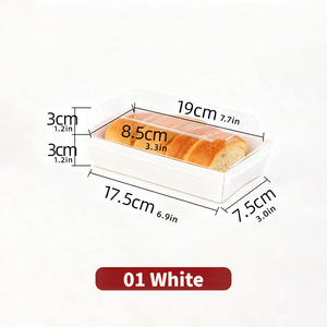 Boîte d'emballage alimentaire pour gâteaux, tartes aux œufs, sandwichs, desserts, en PET écologique, thermoformage sous vide, <span class=keywords><strong>forme</strong></span> unique, transparente, Guangdong - Product Image 6