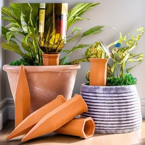 Sistema de <span class=keywords><strong>Riego</strong></span> Automático de Terracota para <span class=keywords><strong>Plantas</strong></span>, el Más Vendido del 2025, para Interiores y Exteriores, con Estaca de <span class=keywords><strong>Riego</strong></span> - Product Image 1