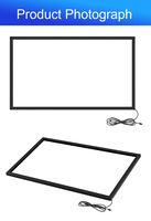 Hanksen 55 İnç Kızılötesi Çoklu Dokunmatik Film Çerçeveli Tablet, USB Arayüzlü Yeni Gömülü TV Dokunmatik Paneli 16:9 İşletmeler İçin