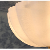 Plafonnier encastré en verre en forme de fleur, blanc, contrôle intelligent 360°, luminaire d'ambiance pour la maison, chambre, cuisine, couloir