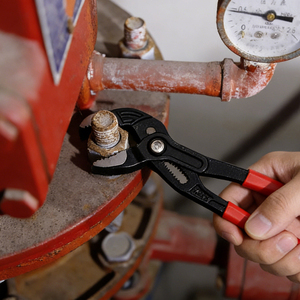 Premium CRV <strong>Waterpump</strong> <strong>Plier</strong> 7/10/12 Inch Hardened Black Finish, Anti-Slip Dipped Handle, Heavy Duty Professional Tool - Product Image 6