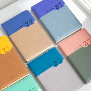 Agenda de planification avec reliure cousue, version anglaise, calendrier annuel, mois, <span class=keywords><strong>semaine</strong></span>, efficacité au travail - Product Image 1