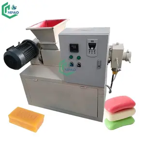 electric soap strip cutter machines vacuum plodder soap bar press refiner production line