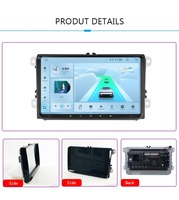 Autoradio multimédia Android 13 9 pouces pour Volkswagen VW Polo Jetta Skoda Octavia 2 Golf 5 7 Touran Polo Tiguan GPS Carplay BT