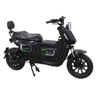 Scooter électrique 1000W 72V, E-Moped, 45-55 km/h, éclairage LED, frein à disque, fourche hydraulique, charge utile 260 kg, pour trajets urbains avec rangement