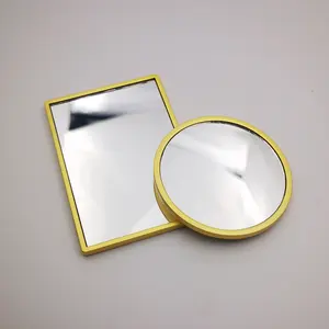 Can Custom Logo High Quality Hand Compact Mirror Pocket Mirror Makeup Mirror Cosmetic Metal