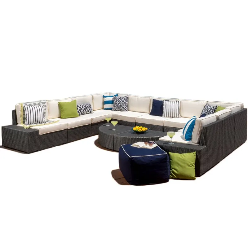 12 Stuk Extra Grote Sectionele Sofa Luxe Living Tuinmeubilair