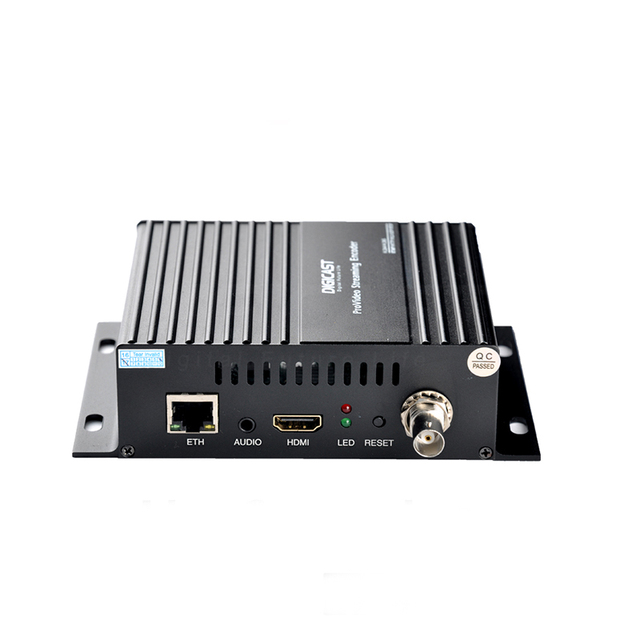 Compact H.264 MI IP Encoder with Mini 2-CH for Streaming AAC/MP3 Audio 1080P Full HD TS Over IP Hardware