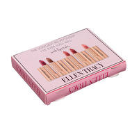 Creative flip rouge à lèvres boîte de papier cadeau impression numérique personnalisée pli ombre à paupières Blush Lotion cosmétiques boîte d'emballage avec logo