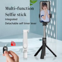 Trípode para Teléfono con Palo Selfie Earldom, Todo en Uno, Extensible y Estabilizador con Control Remoto Inalámbrico, Compatible con iPhone