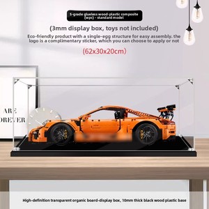 Caja de Exhibición Acrílica para <span class=keywords><strong>911</strong></span> GT3 RS, a Prueba de Polvo, con Tapa, Ligera y Multiusos - Product Image 3