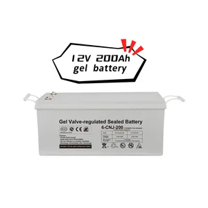 100Ah 150Ah 250Ah 300Ah Batteries plomb-acide scellées AGM à cycle profond Batterie gel solaire 12V 200Ah