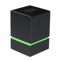 Boîtes de luxe rigides en carton recyclable avec revêtement UV doré pour bijoux (colliers, bagues, montres, boucles d'oreilles) – Emballage cadeau avec couvercle amovible