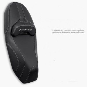 Bantalan jok sepeda motor, dudukan sepeda motor tahan gores kulit untuk Honda FORZA350 NSS350 21-23 - Product Image 4