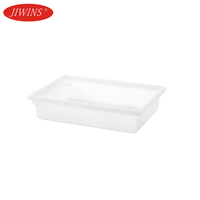 JIWINS Commerciële Koelkast Opbergbox 18L Transparant PC Materiaal Ladekast Type Keuken Fruit Groente Opbergbox