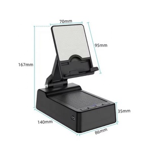 <span class=keywords><strong>2025</strong></span> Đa-Chức Năng Điện Thoại Di Động Chủ Sở Hữu Không Dây Loa Di Động V5.3 Chống-Trượt Silicone Khung Điện Thoại Đứng Cho Sống - Product Image 2