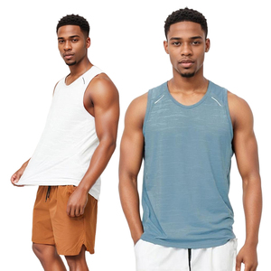 Custom Great Quality Gradient Color Mesh Running Design and Breathable Fabric Athletic Vest for - Product Image 1